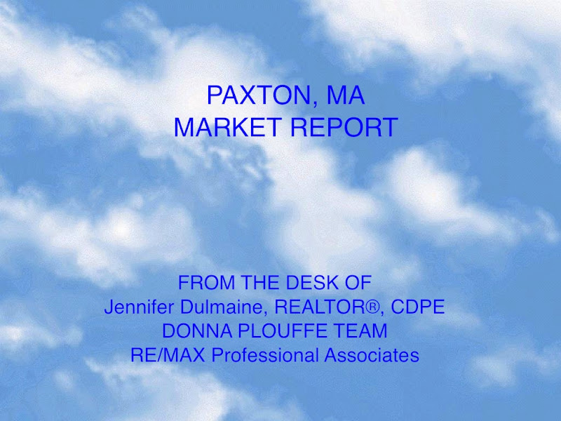 Paxton, Massachusetts 01612 Real Estate Market Report June 2010